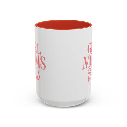 Girl Moms Club Accent Coffee Mug — 11/15oz