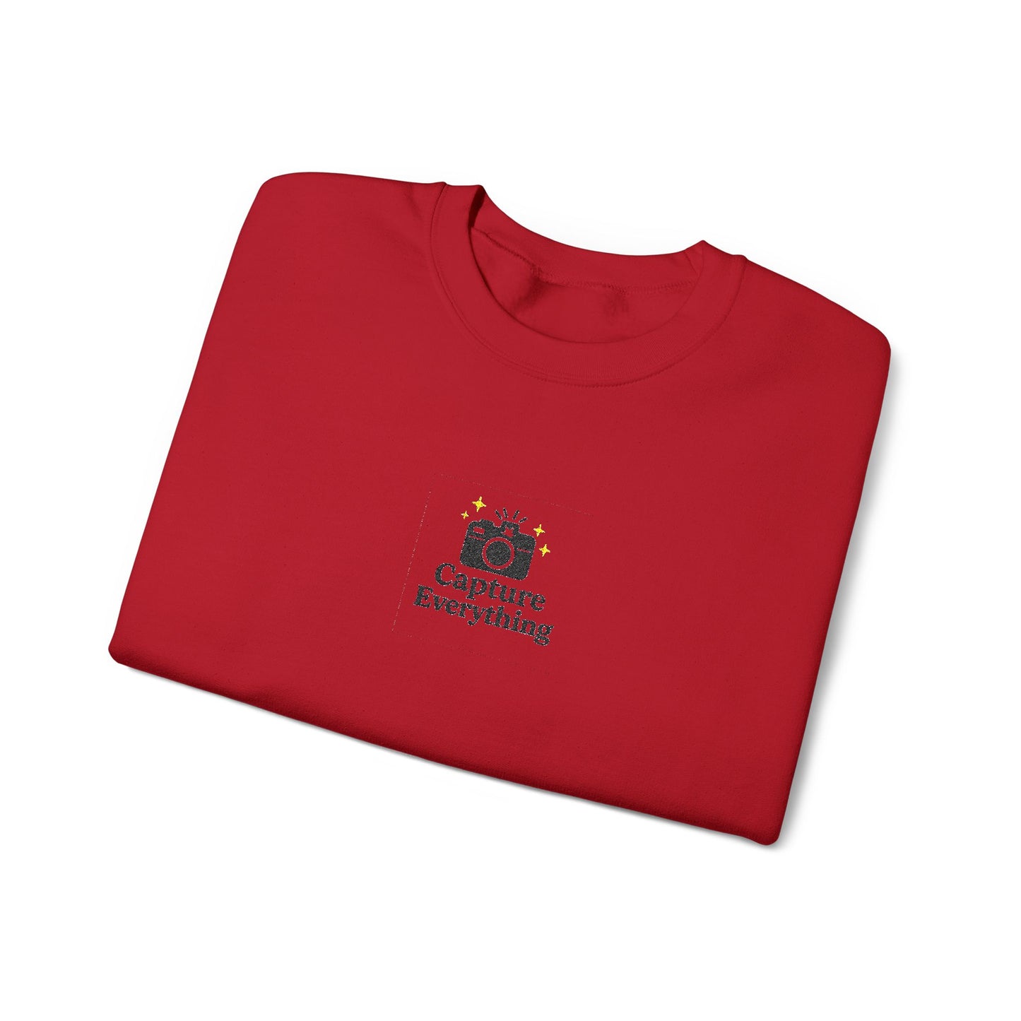 Capture Everything Embroidered Crewneck Sweatshirt