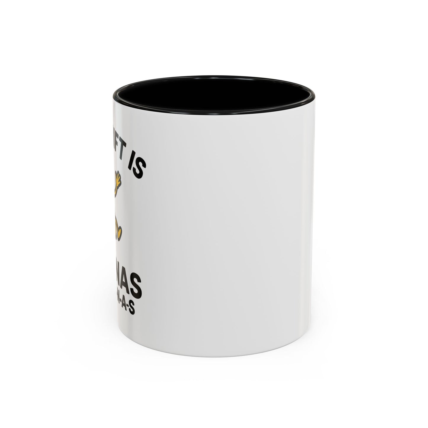 This Shift is Bananas Dancing Accent Mug (11, 15 oz)