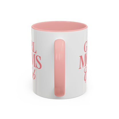 Girl Moms Club Accent Coffee Mug — 11/15oz