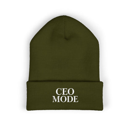 CEO Mode Embroidered Classic Cuffed Beanie