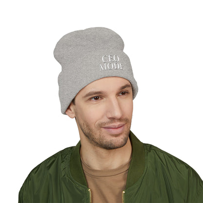 CEO Mode Embroidered Classic Cuffed Beanie