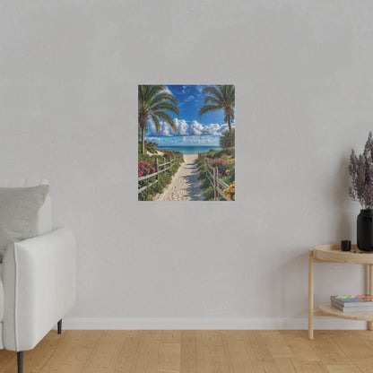 Paradise Found Matte Canvas, Stretched