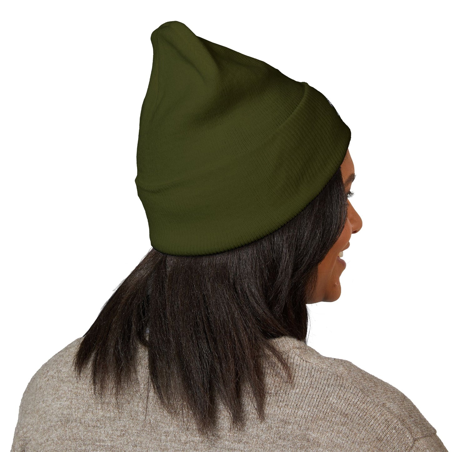 Emoji Bow Embroidered Classic Cuffed Beanie