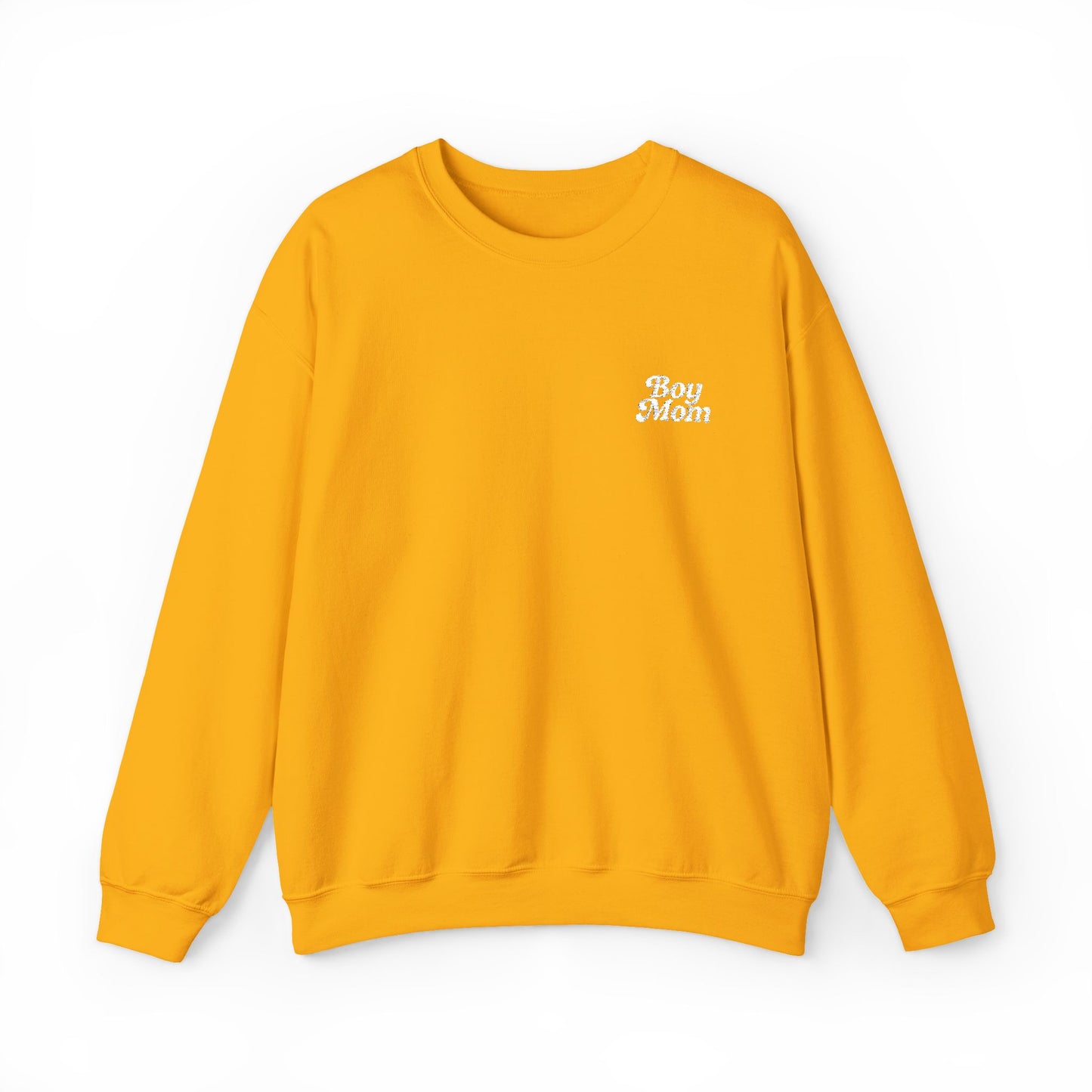 Boy Mom Retro Embroidered Crewneck Sweatshirt