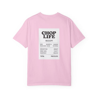 Chop Life Receipt Oversized T-shirt