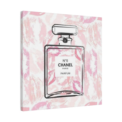 Luxury Fragrance Kisses Matte Canvas, Stretched