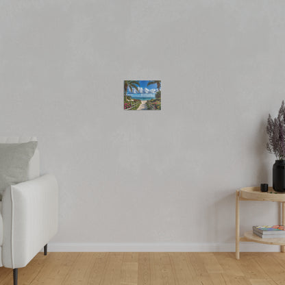 Paradise Found Matte Canvas, Stretched