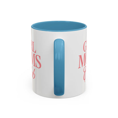 Girl Moms Club Accent Coffee Mug — 11/15oz