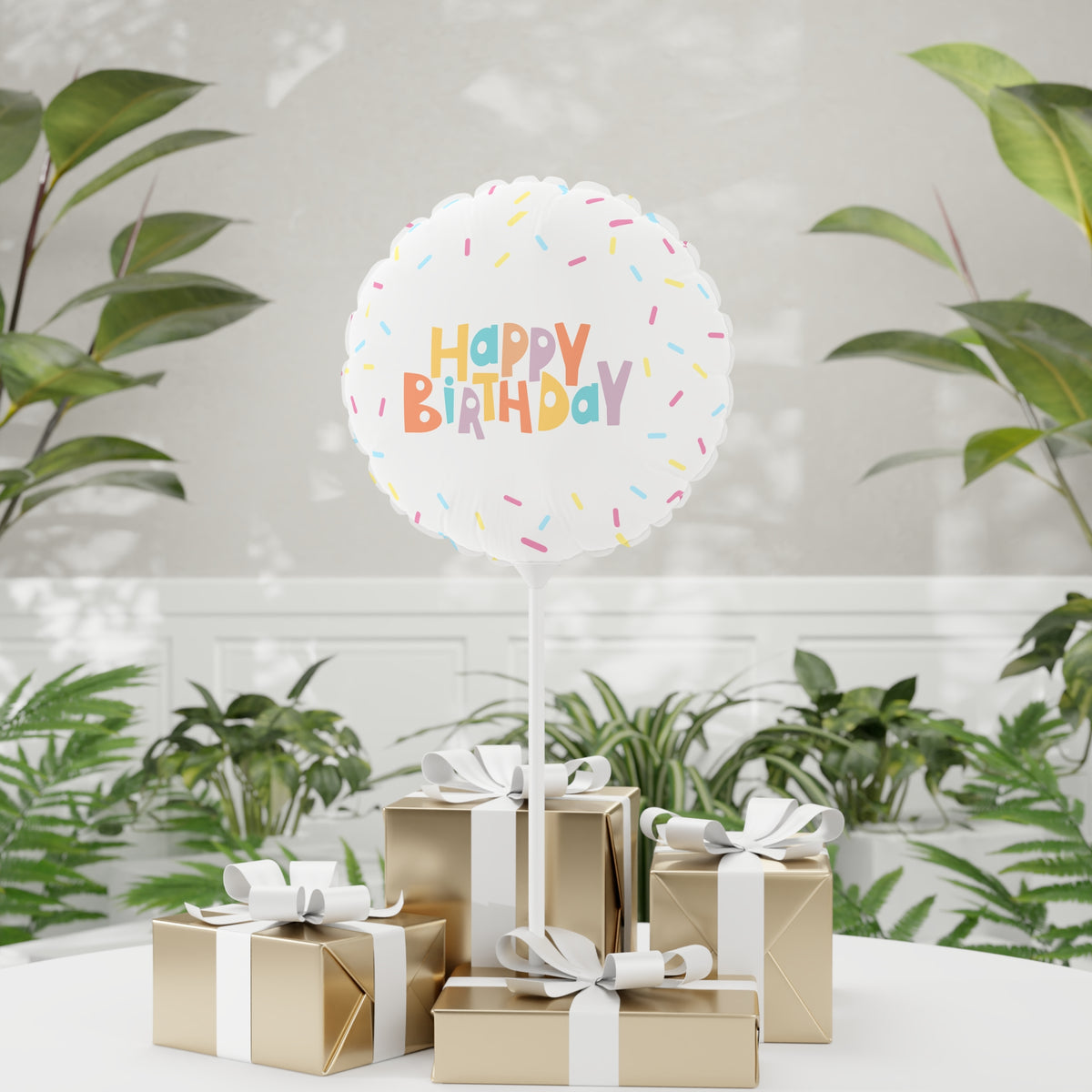 Happy Birthday Confetti 11" Balloon