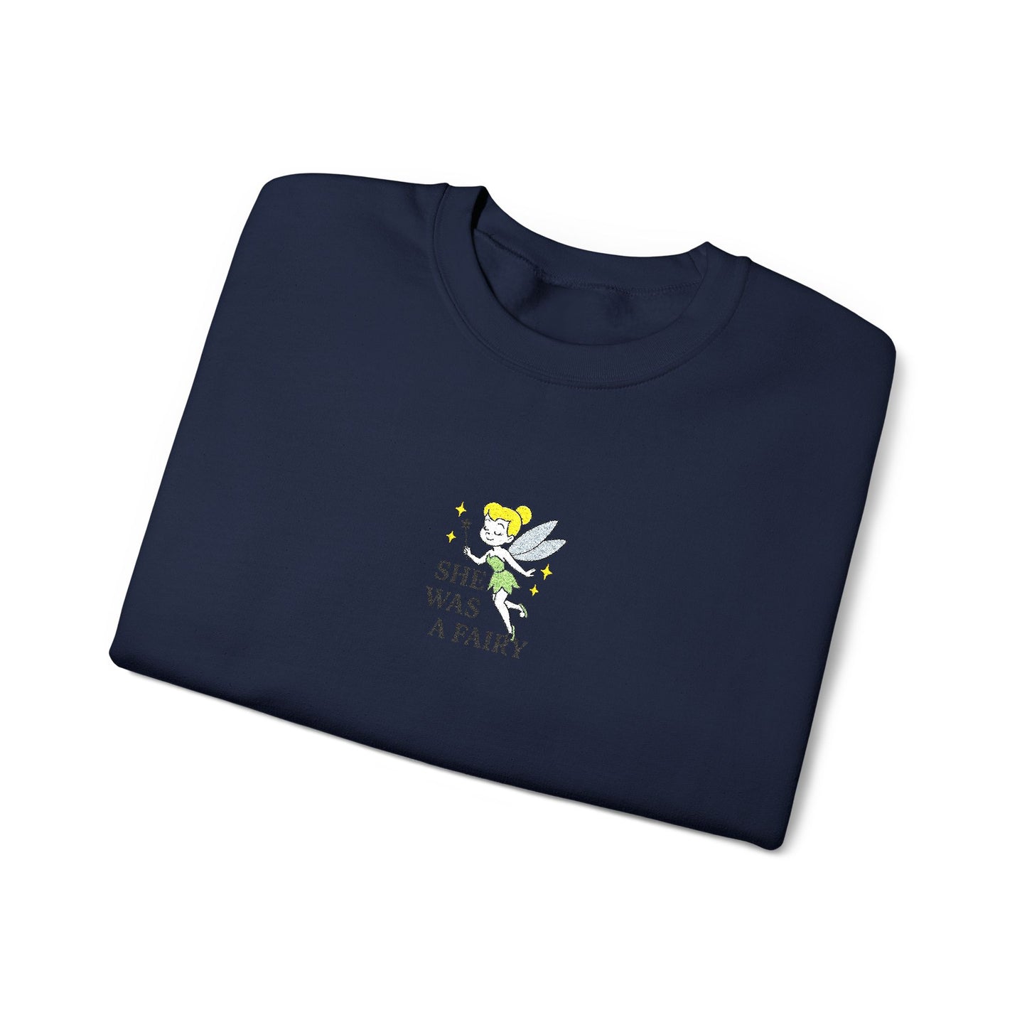 She Was a Fairy Embroidered Crewneck Sweatshirt