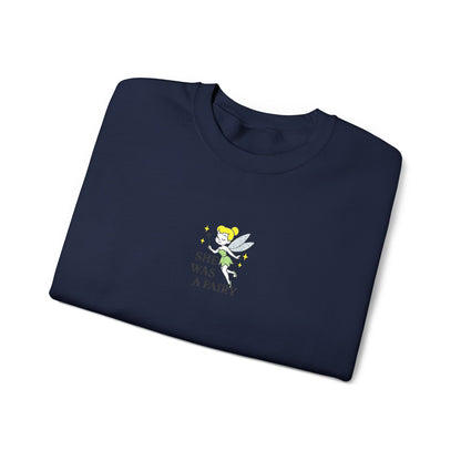 She Was a Fairy Embroidered Crewneck Sweatshirt