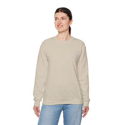 Good Vibes Only Retro Embroidered Crewneck Sweatshirt