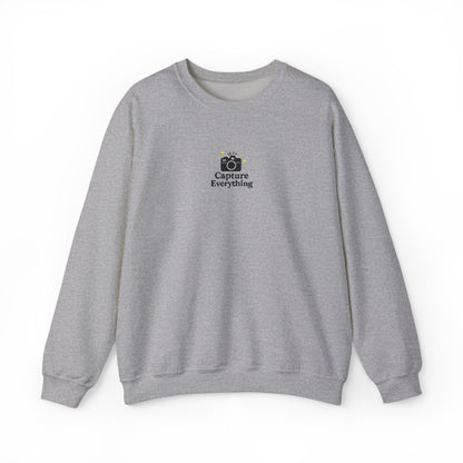 Capture Everything Embroidered Crewneck Sweatshirt