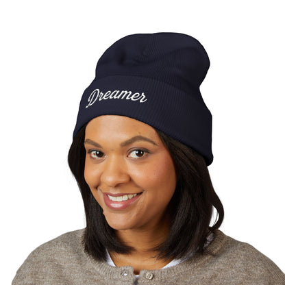 Dreamer Embroidered Classic Cuffed Beanie