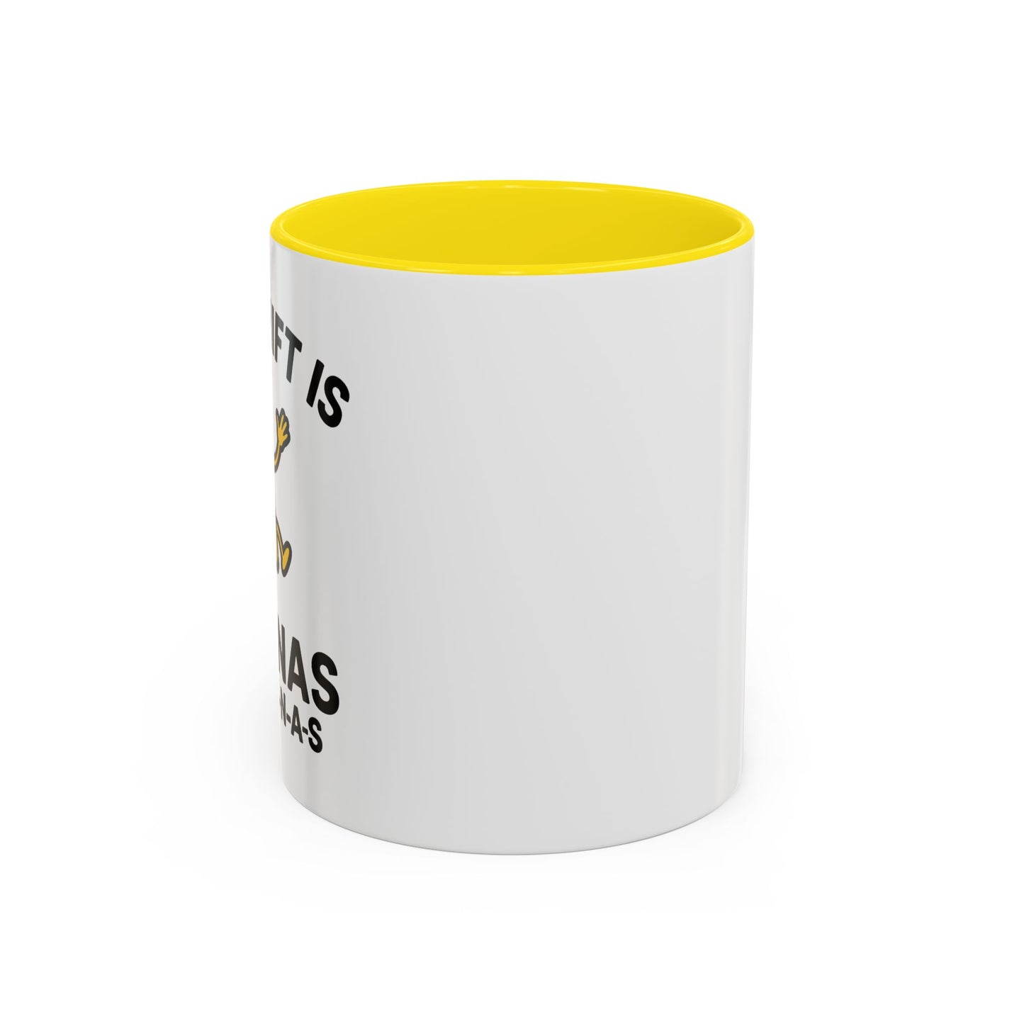 This Shift is Bananas Dancing Accent Mug (11, 15 oz)