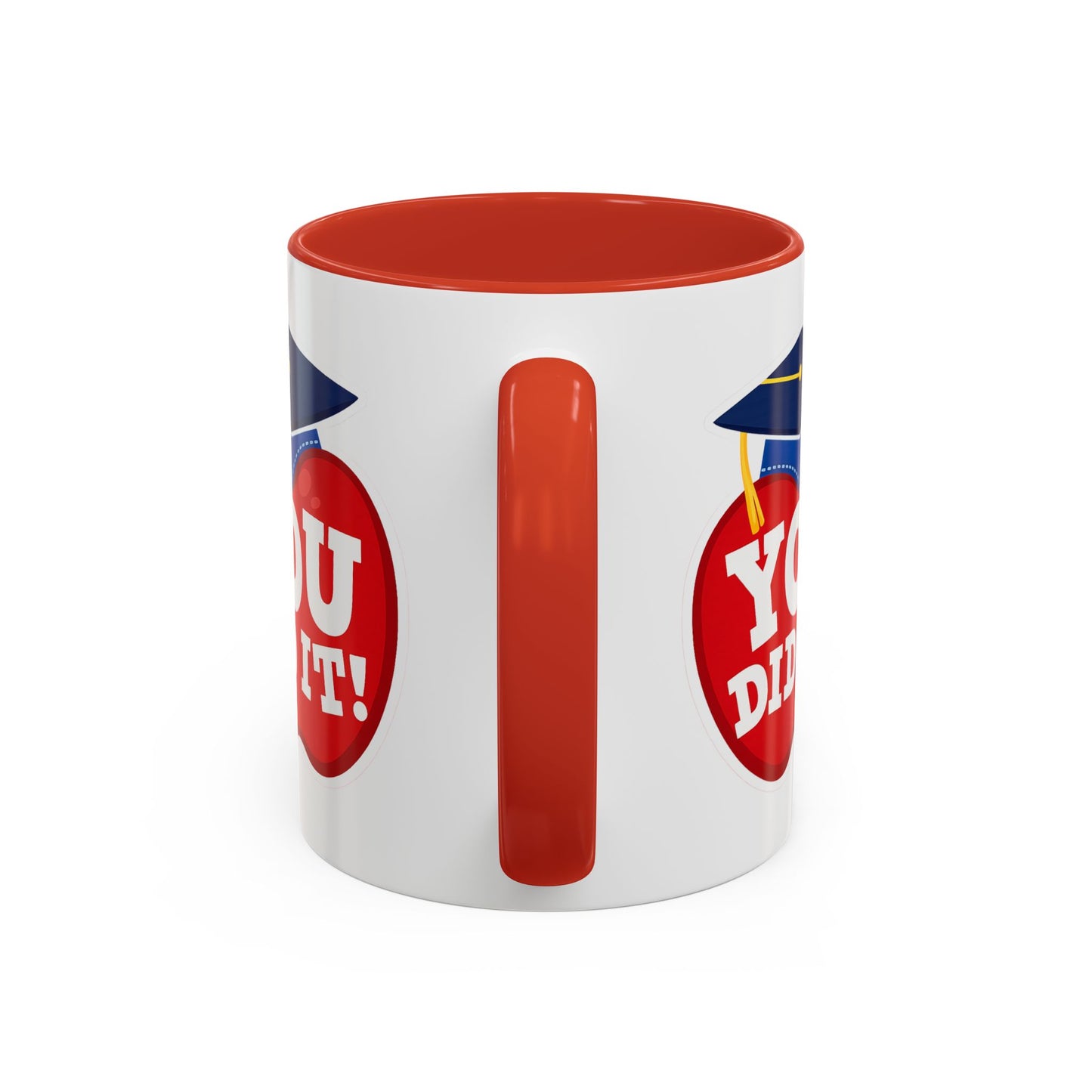 You Did It! Graduation Apple Accent Coffee Mug (11/15oz)