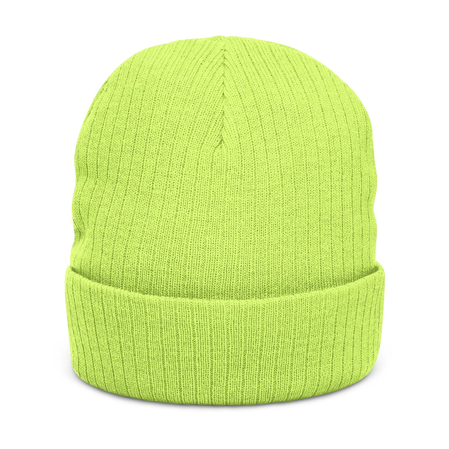 Jhora's Coffee Signature Embroidered Ribbed Beanie