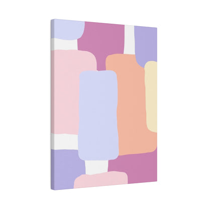 Technicolor Beat Matte Canvas, Stretched