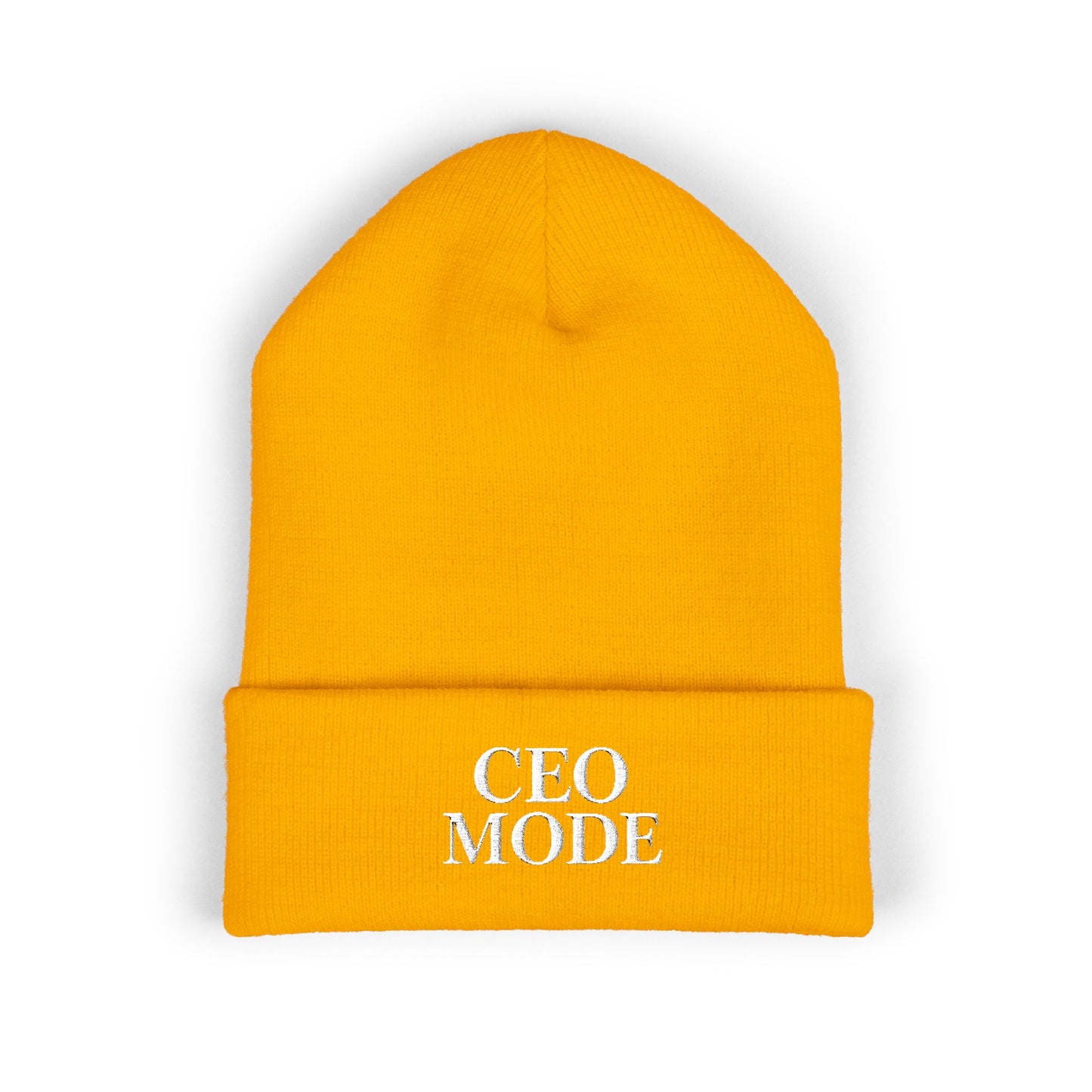 CEO Mode Embroidered Classic Cuffed Beanie