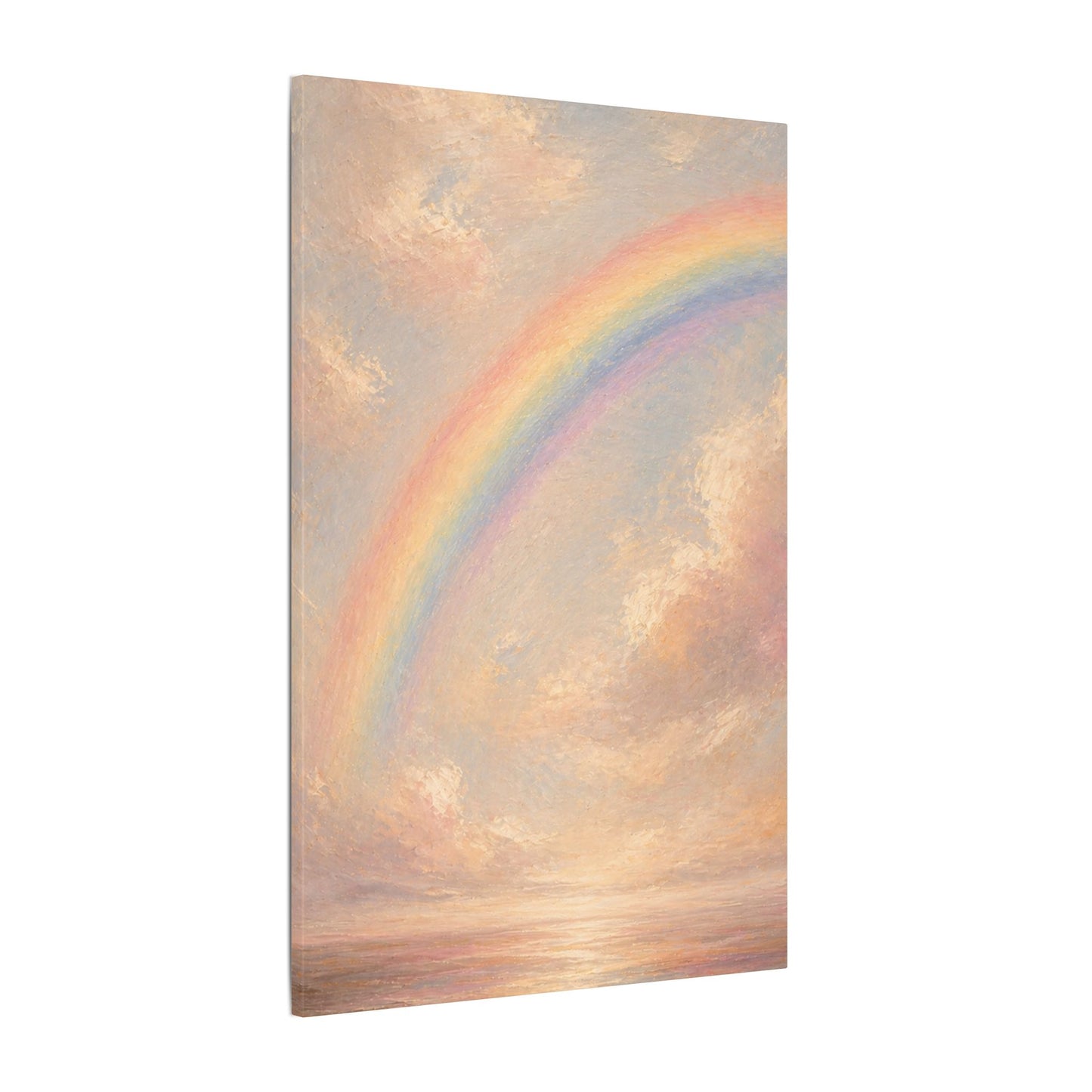 Rainbow Horizon Canvas Print — Matte Stretched Canvas