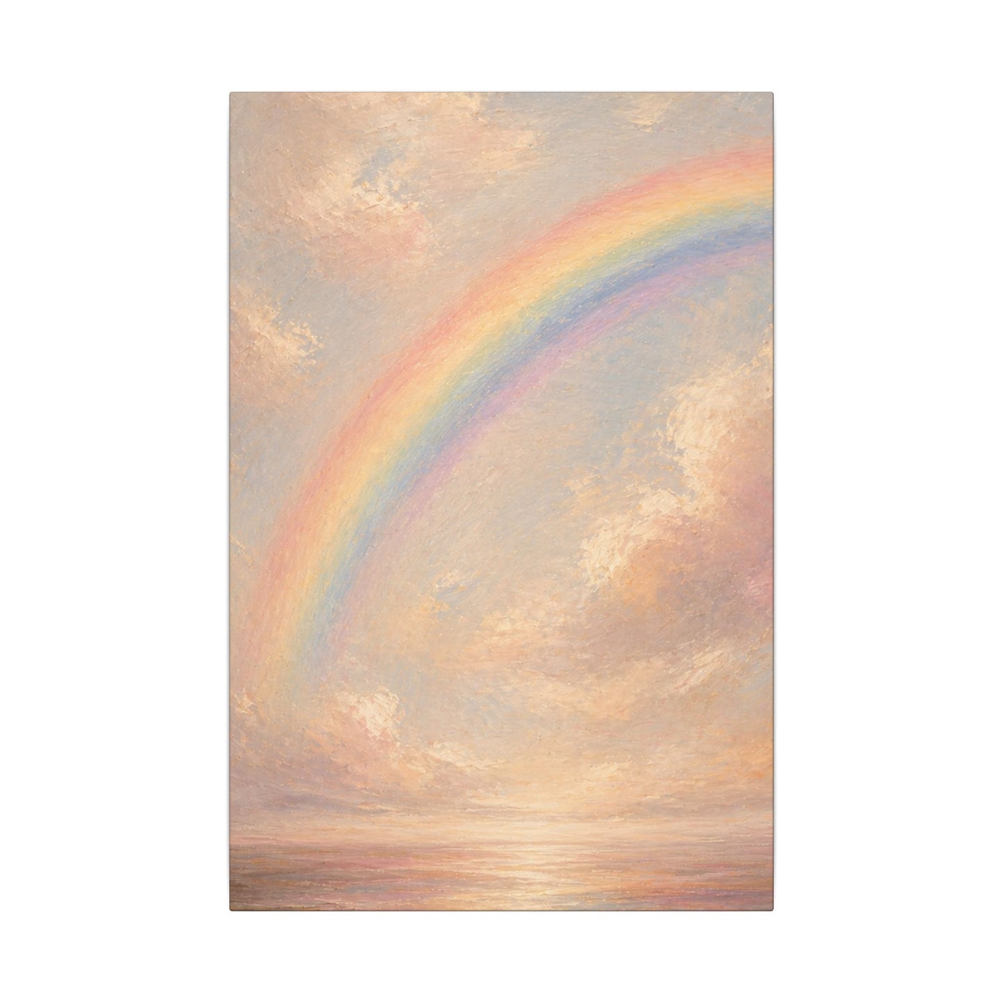 Rainbow Horizon Canvas Print — Matte Stretched Canvas