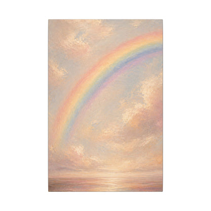 Rainbow Horizon Canvas Print — Matte Stretched Canvas