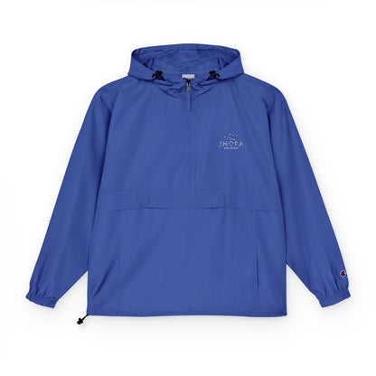 Jhora California Personalized Embroidered Packable Anorak Windbreaker Jacket