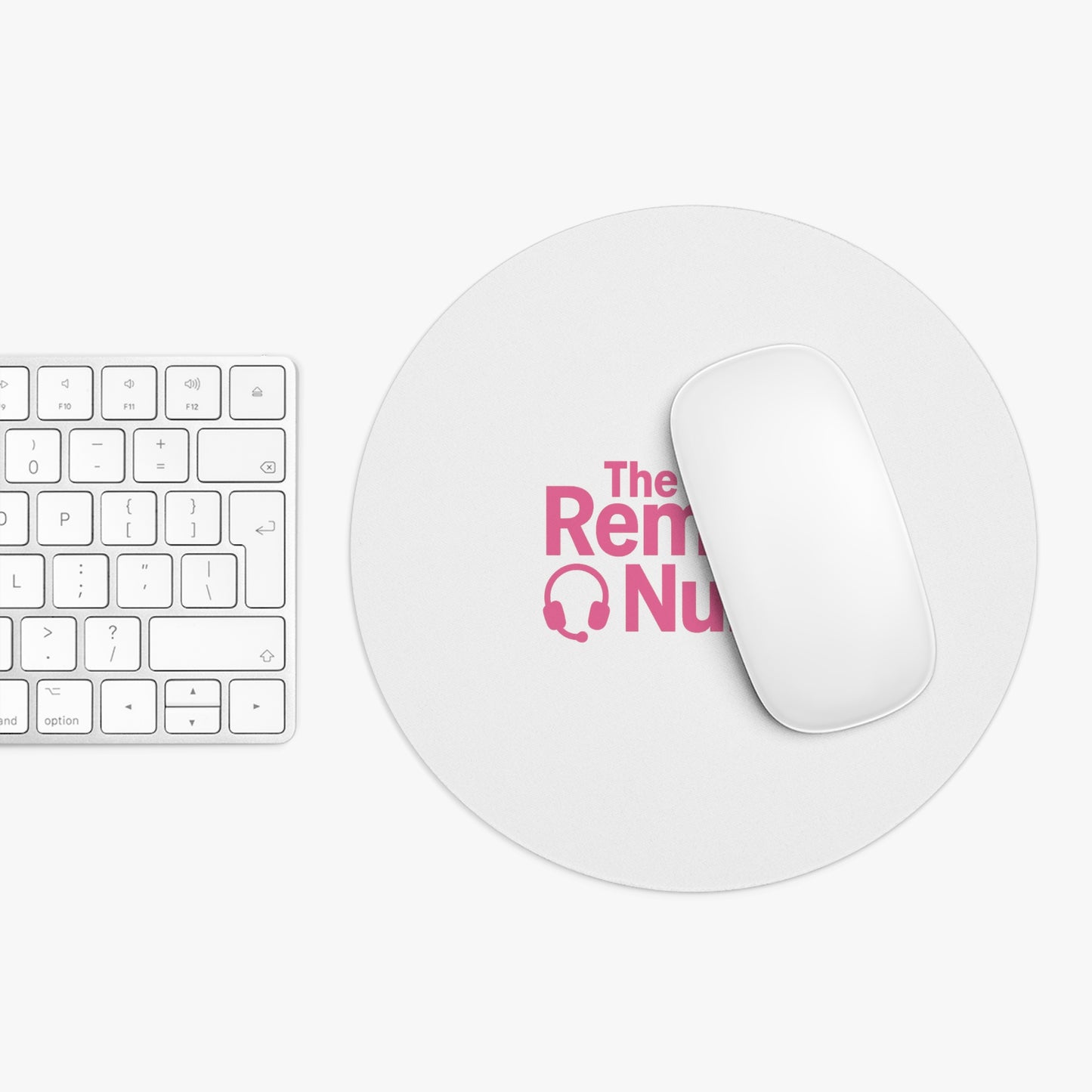The Remote Nurse Pink Mouse Pad