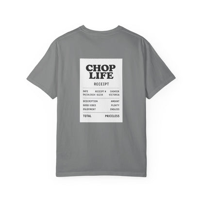 Chop Life Receipt Oversized T-shirt