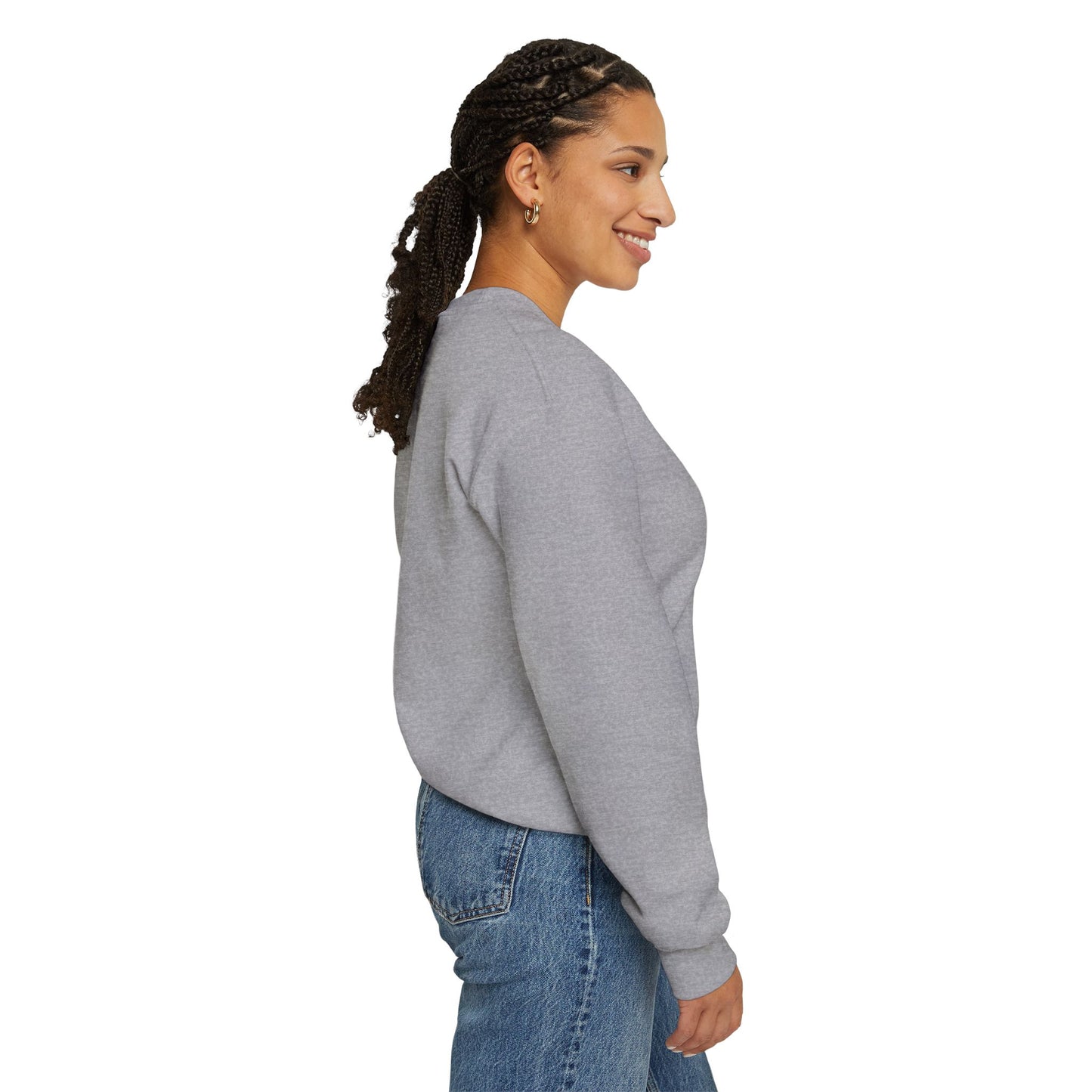 Good Vibes Only Retro Embroidered Crewneck Sweatshirt