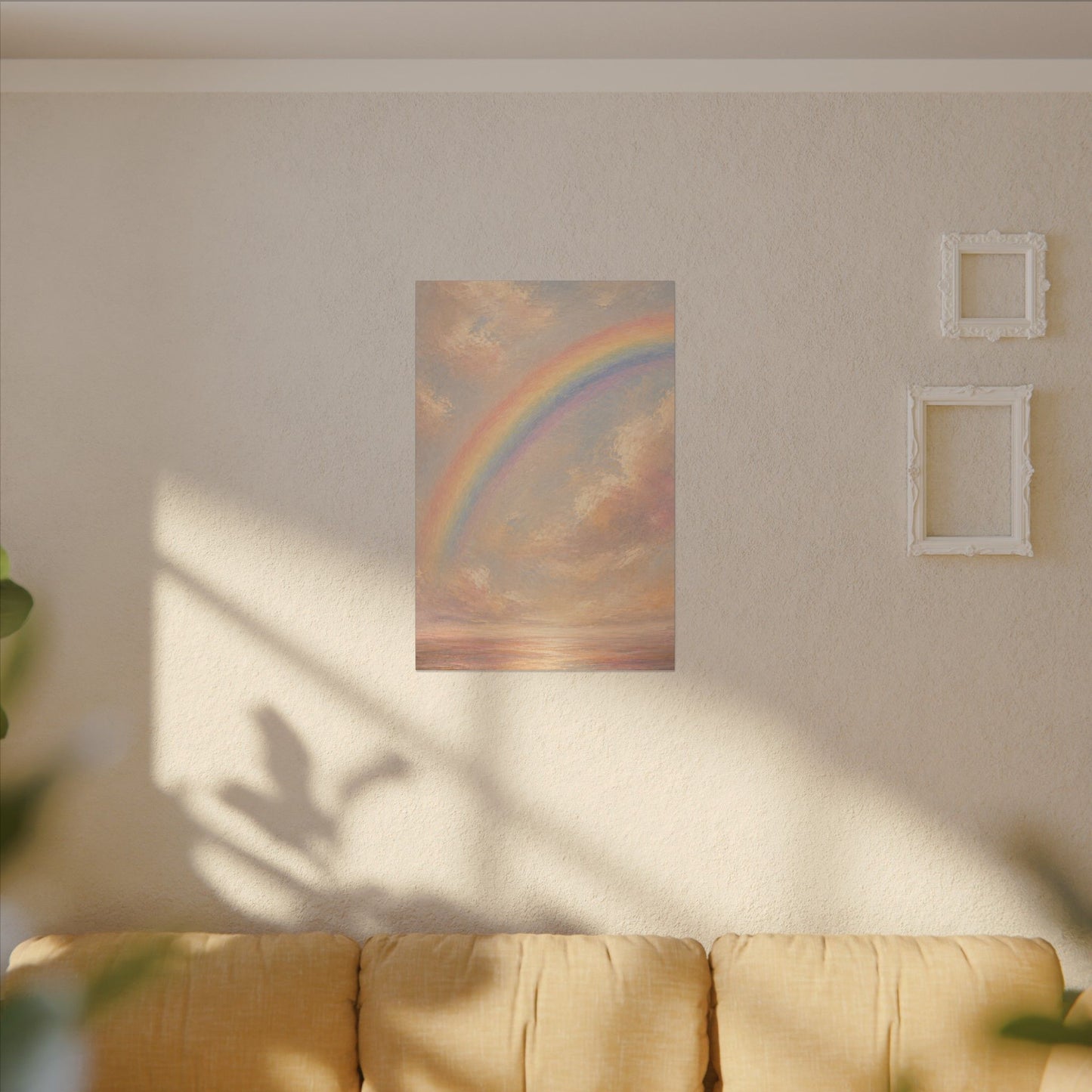 Rainbow Horizon Canvas Print — Matte Stretched Canvas