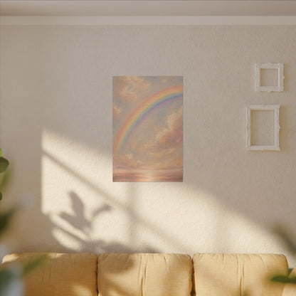 Rainbow Horizon Canvas Print — Matte Stretched Canvas