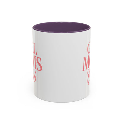 Girl Moms Club Accent Coffee Mug — 11/15oz