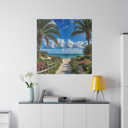 Paradise Found Matte Canvas, Stretched