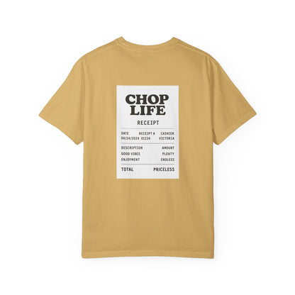 Chop Life Receipt Oversized T-shirt