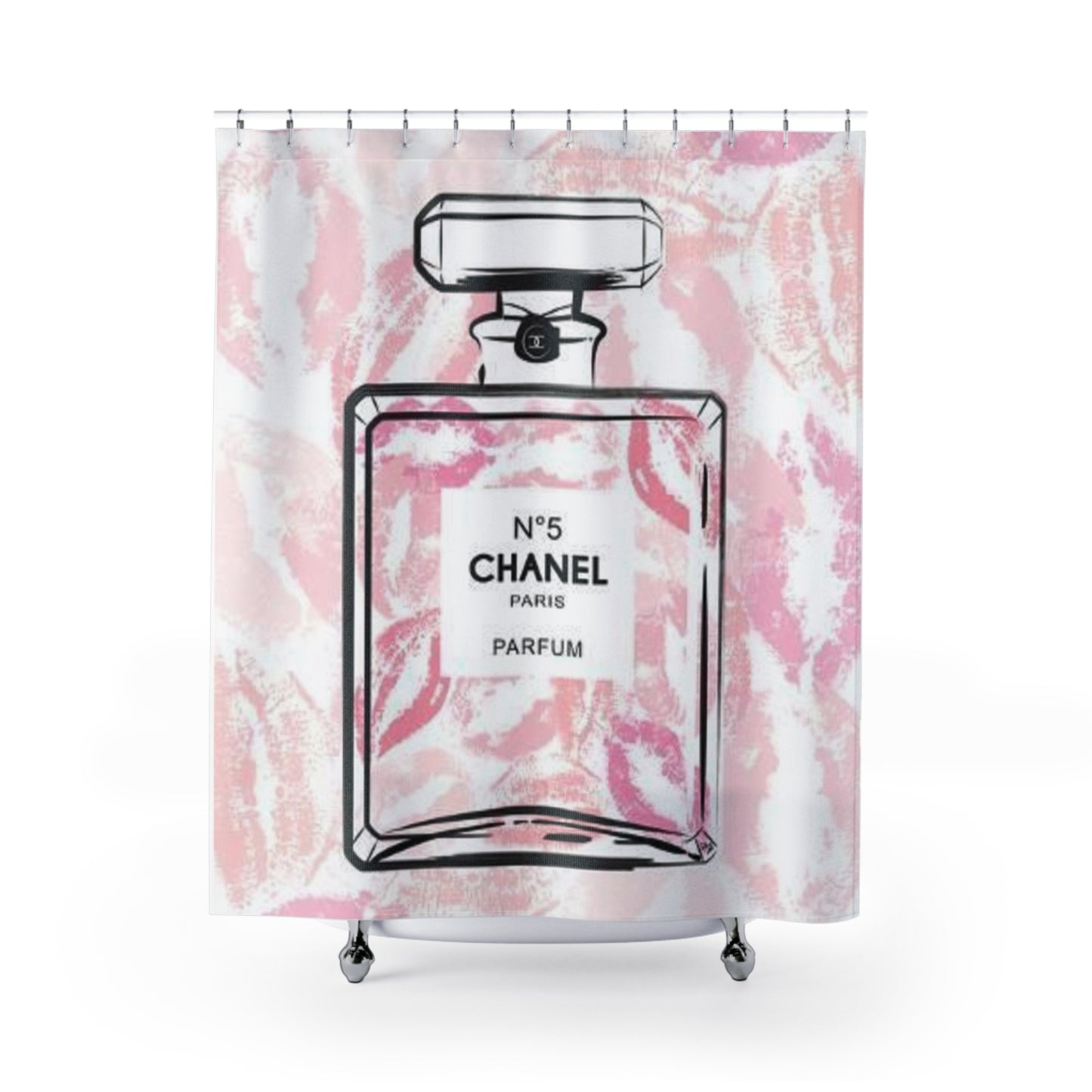 Luxury Fragrance Kisses Shower Curtain
