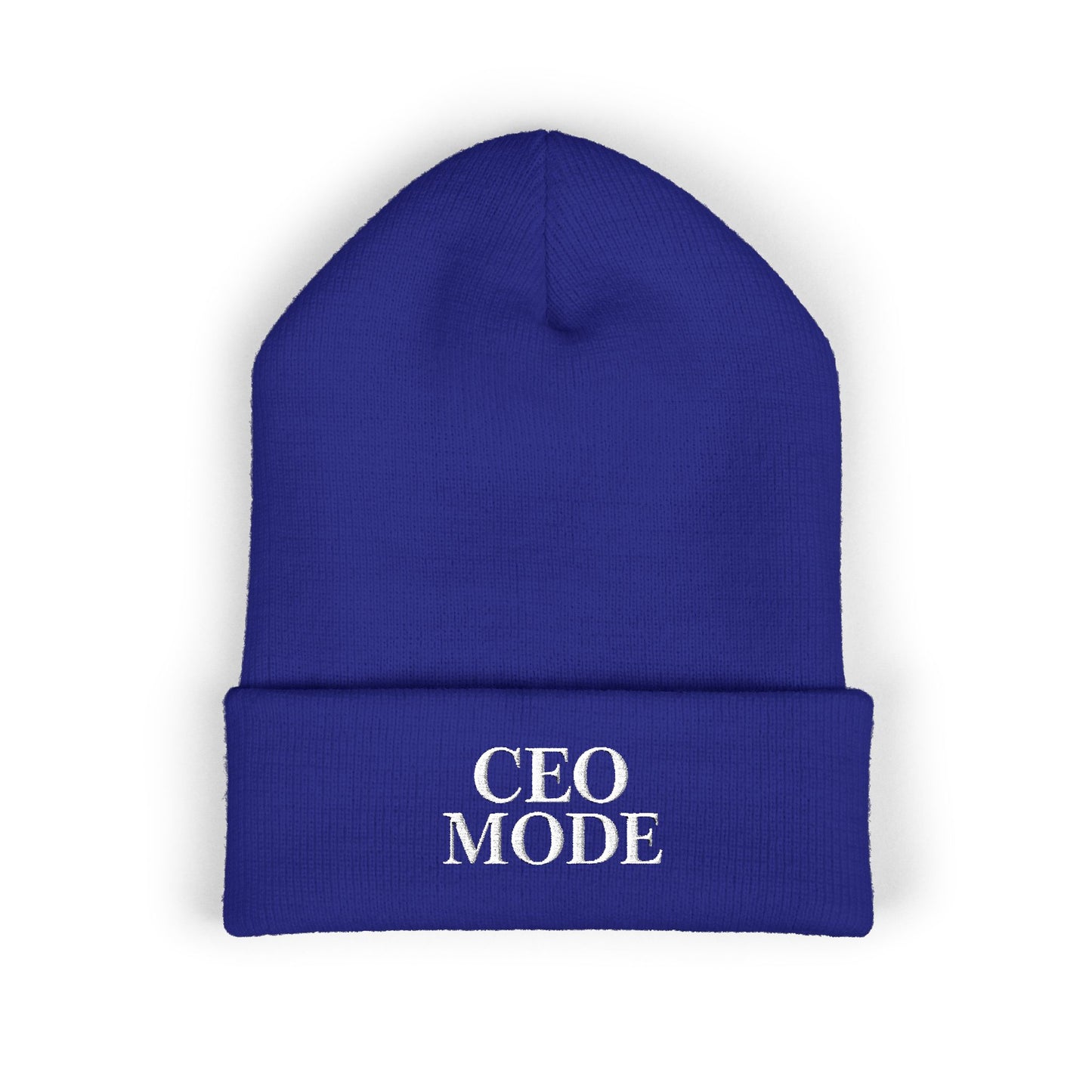 CEO Mode Embroidered Classic Cuffed Beanie
