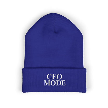 CEO Mode Embroidered Classic Cuffed Beanie