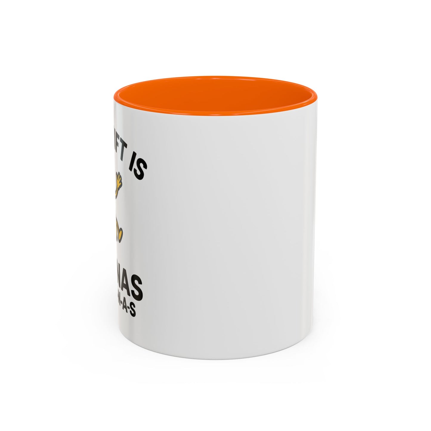 This Shift is Bananas Dancing Accent Mug (11, 15 oz)