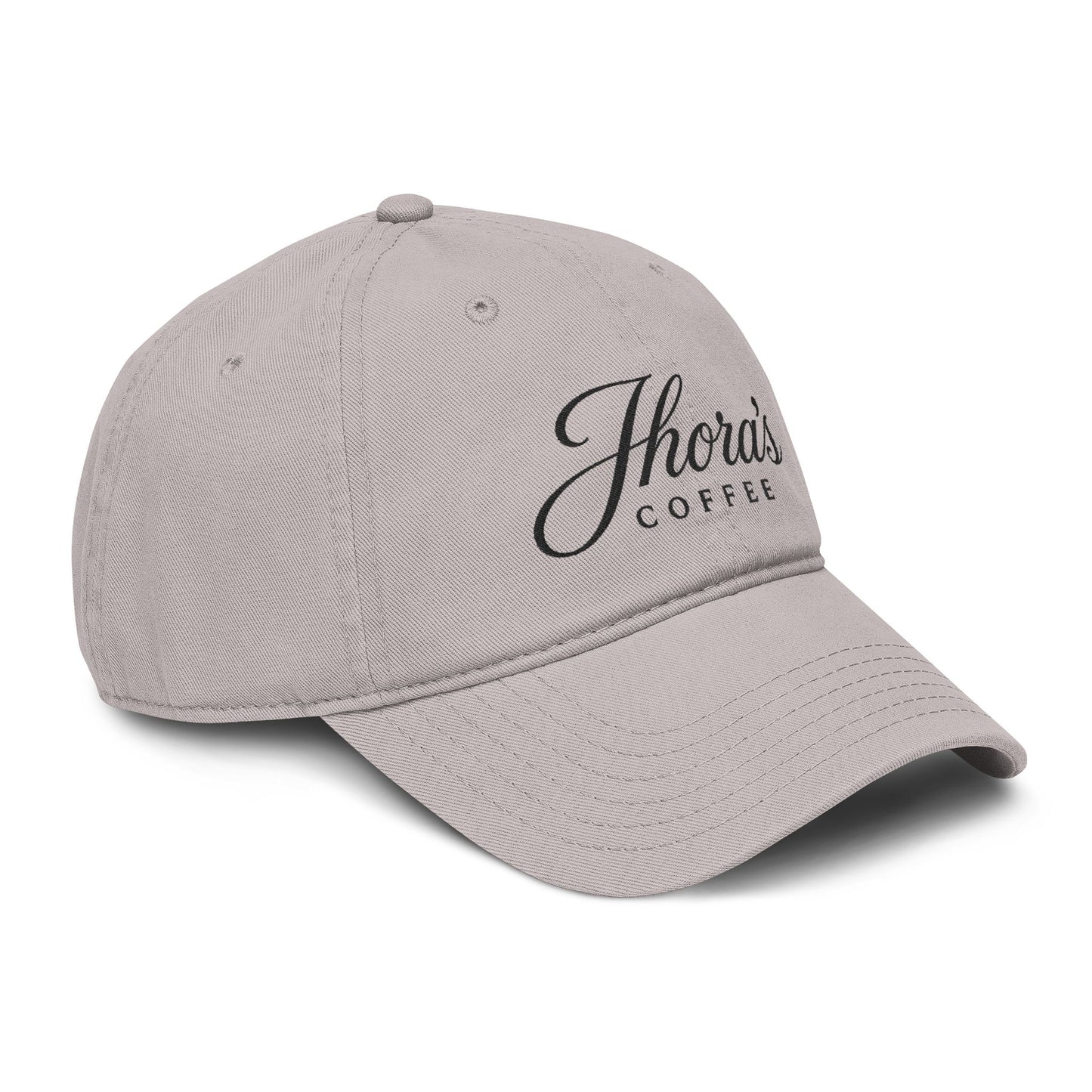 Jhora's Coffee Embroidered Baseball Cap