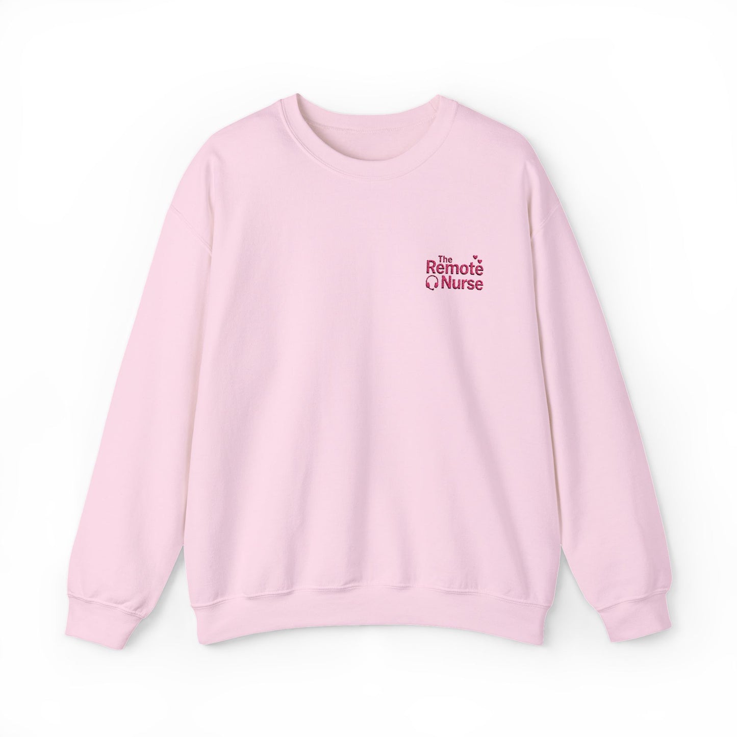 The Remote Nurse Embroidered Crewneck Sweatshirt