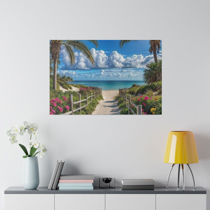 Paradise Found Matte Canvas, Stretched