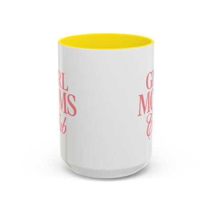 Girl Moms Club Accent Coffee Mug — 11/15oz