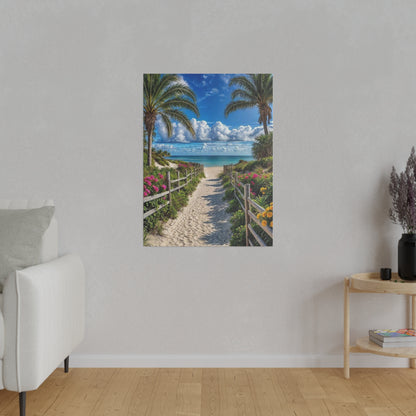 Paradise Found Matte Canvas, Stretched